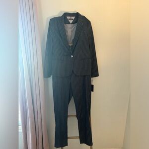 Women’s Tommy Hilfiger blue pinstripe suit